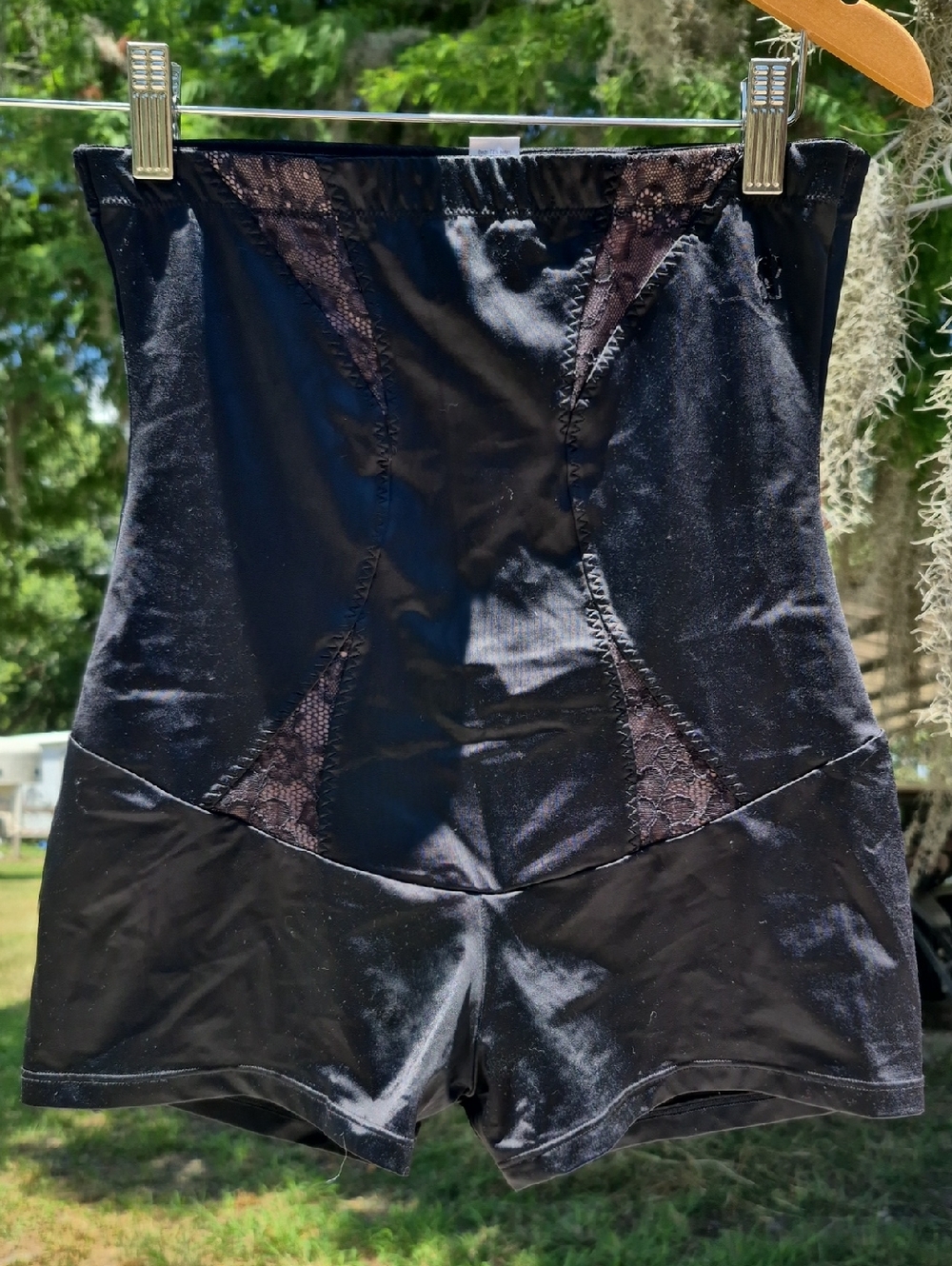 Jennifer Lopez Satin Shapewear Boyshorts Black Rare Vintage Piece  Kohls Large